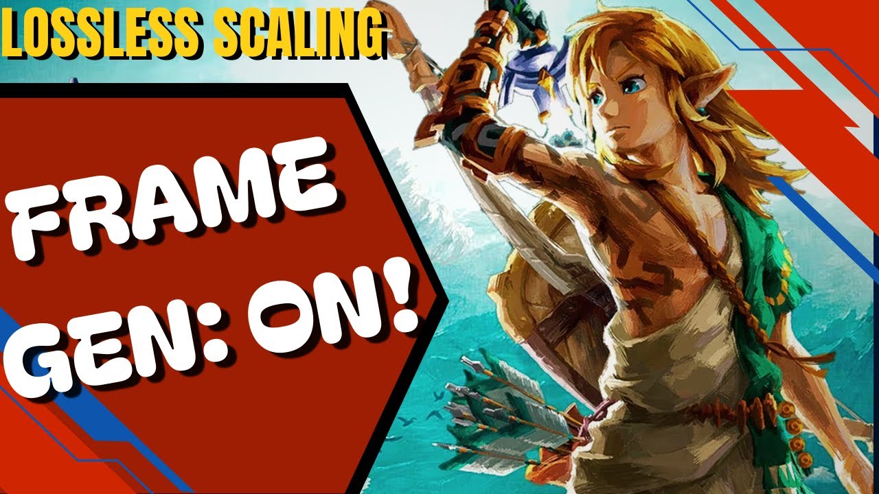 ZELDA TOTK (Yuzu)  RX580 | Lossless Scaling Frame Gen: ON (LSFG)