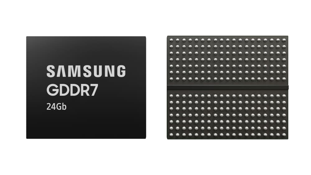 Samsung présente la première DRAM GDDR7 de 24 Gb pour la prochaine génération de calcul IA