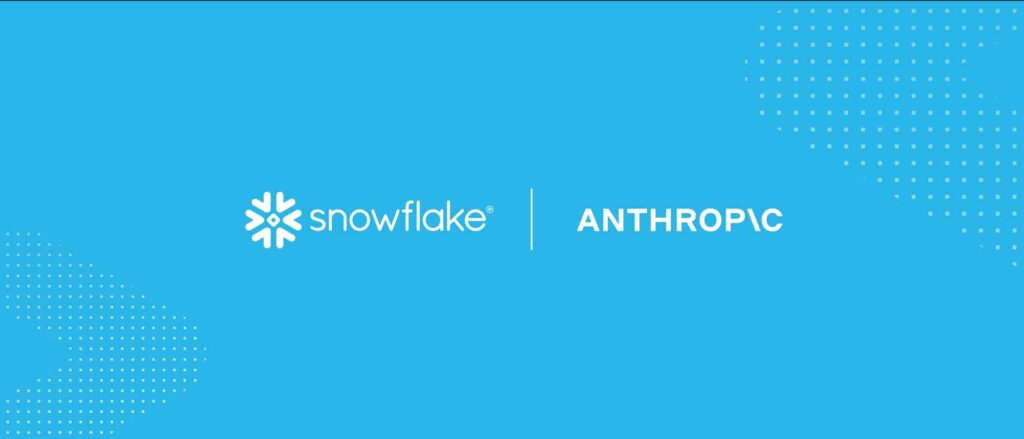 Snowflake et Anthropic s'associent pour apporter les modèles Claude au cloud des données IA
