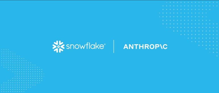 Snowflake et Anthropic s'associent pour apporter les modèles Claude au cloud des données IA