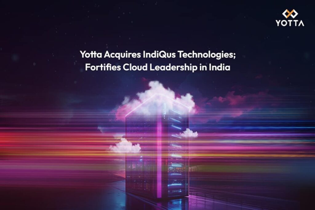 Yotta renforce son leadership en IA et cloud souverain avec l'acquisition d'IndiQus Technologies