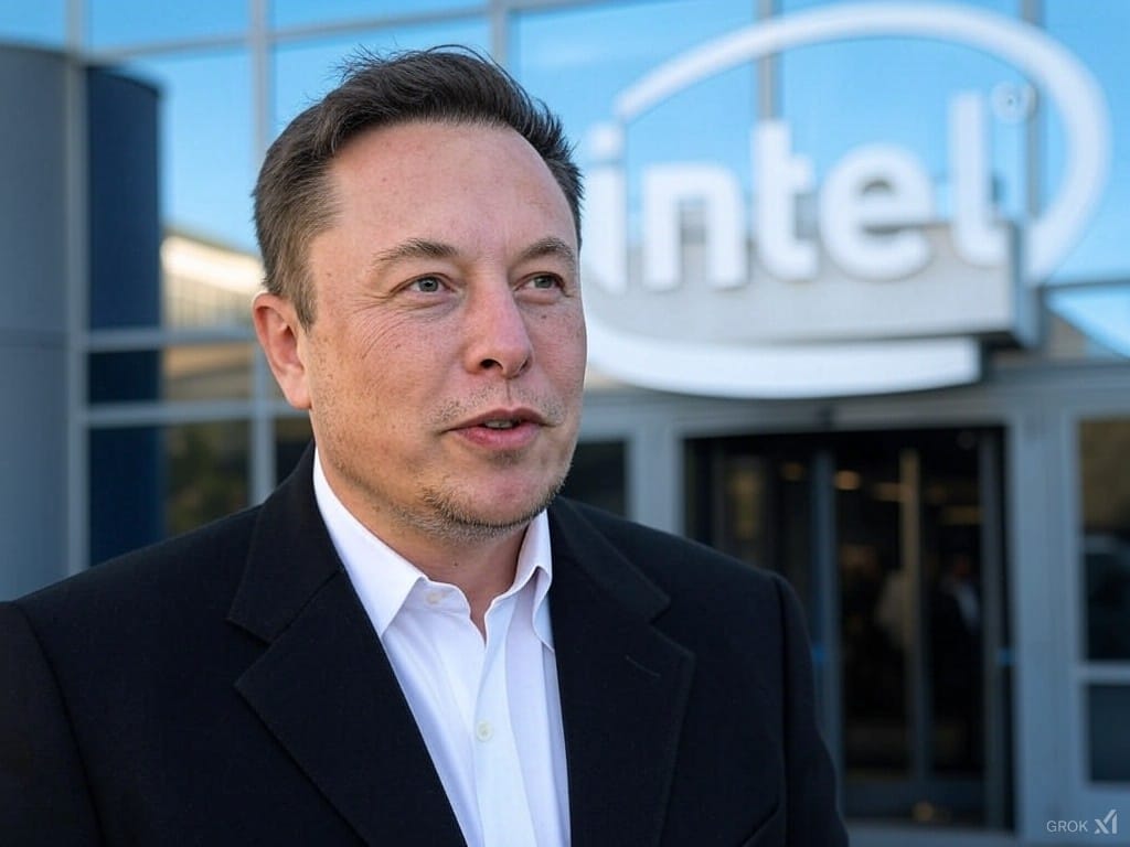 Elon Musk s'intéresse à Intel : un possible mouvement stratégique face à la chute du géant technologique