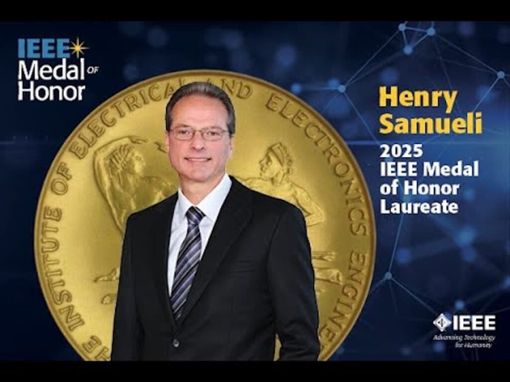 Henry Samueli, fondateur de Broadcom, récompensé par la Médaille d'Honneur IEEE 2025