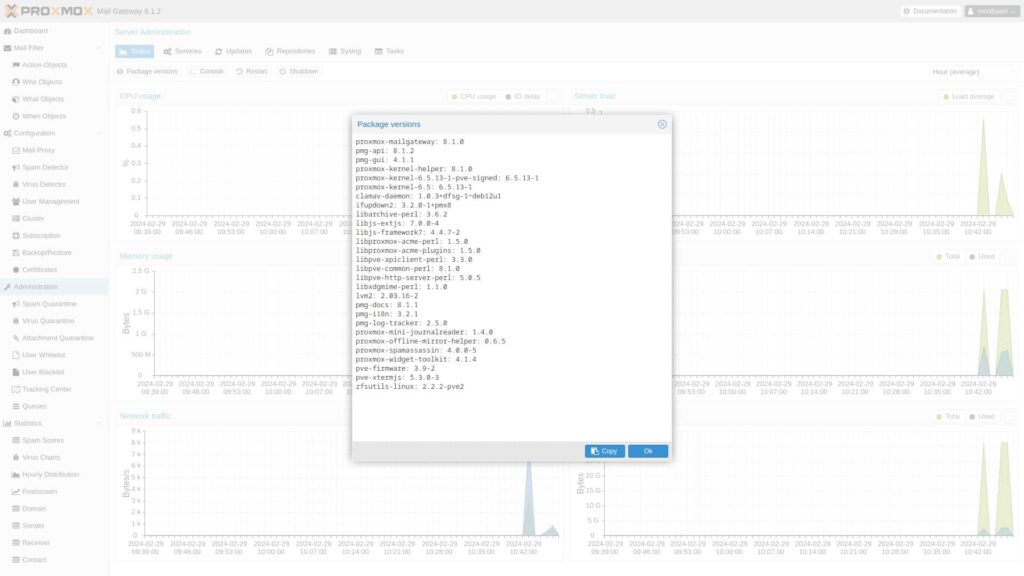 Proxmox lance Mail Gateway 8.2 avec authentification SSO et améliorations du filtrage des e-mails