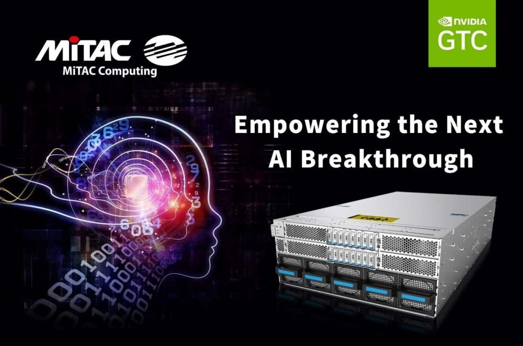 MiTAC Computing présente ses nouvelles solutions de serveurs IA propulsées par NVIDIA au GTC 2025