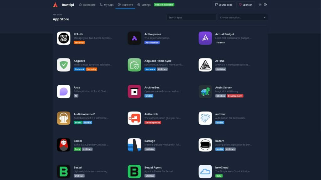 Runtipi : la révolution de l'auto-hébergement de services sur serveurs personnels