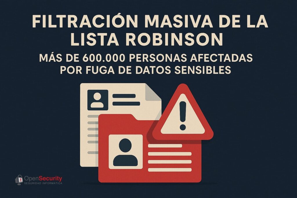 Alerte de confidentialité : une fuite de la Liste Robinson expose les données de plus de 600 000 utilisateurs en Espagne