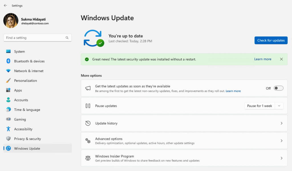Hotpatching arrive sur Windows 11 : mises à jour sans redémarrage pour améliorer la sécurité et la productivité