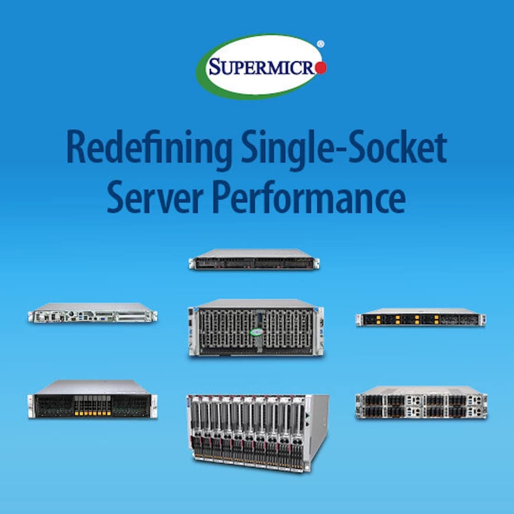 Supermicro élargit son offre avec plus de 20 nouveaux serveurs monoprocéduraux pour réduire les coûts et l'espace dans les centres de données