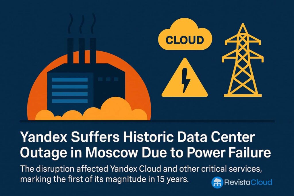 Yandex subit une chute historique de son centre de données à Moscou à cause d'une panne électrique