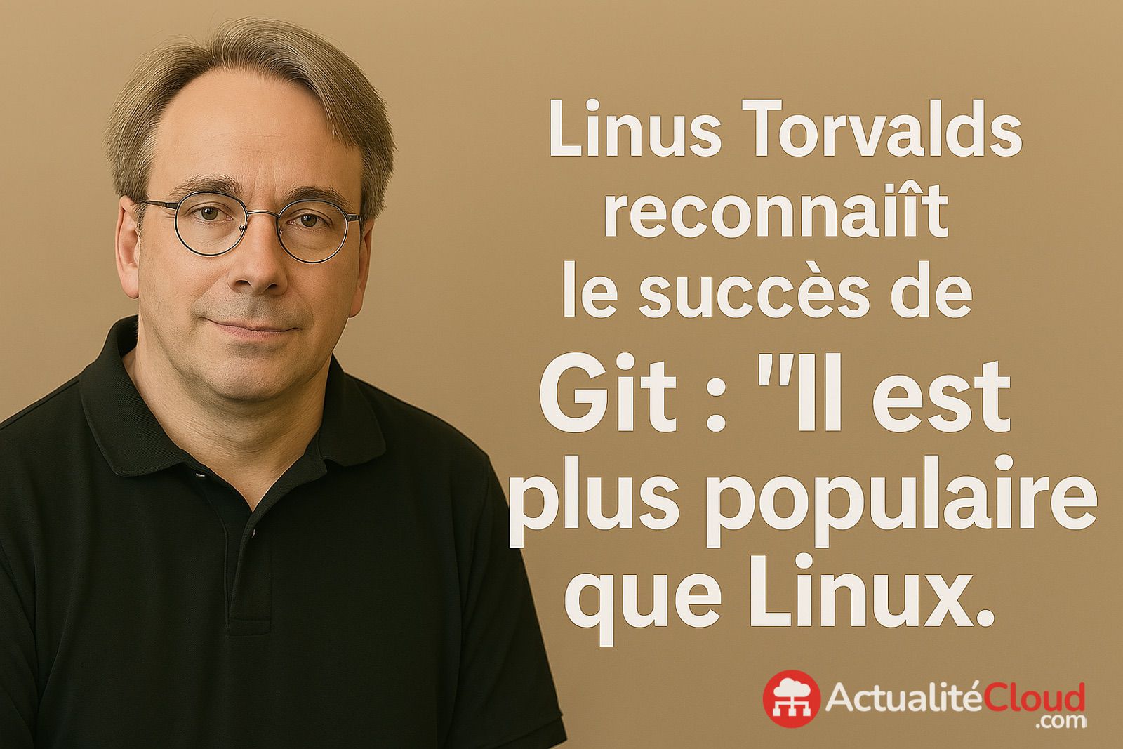 Linus Torvalds reconnaît le succès de Git : “C'est plus populaire que ...