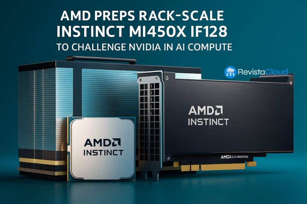 AMD prépare l'Instinct MI450X IF128 : son pari massif pour défier Nvidia dans le calcul IA à grande échelle.