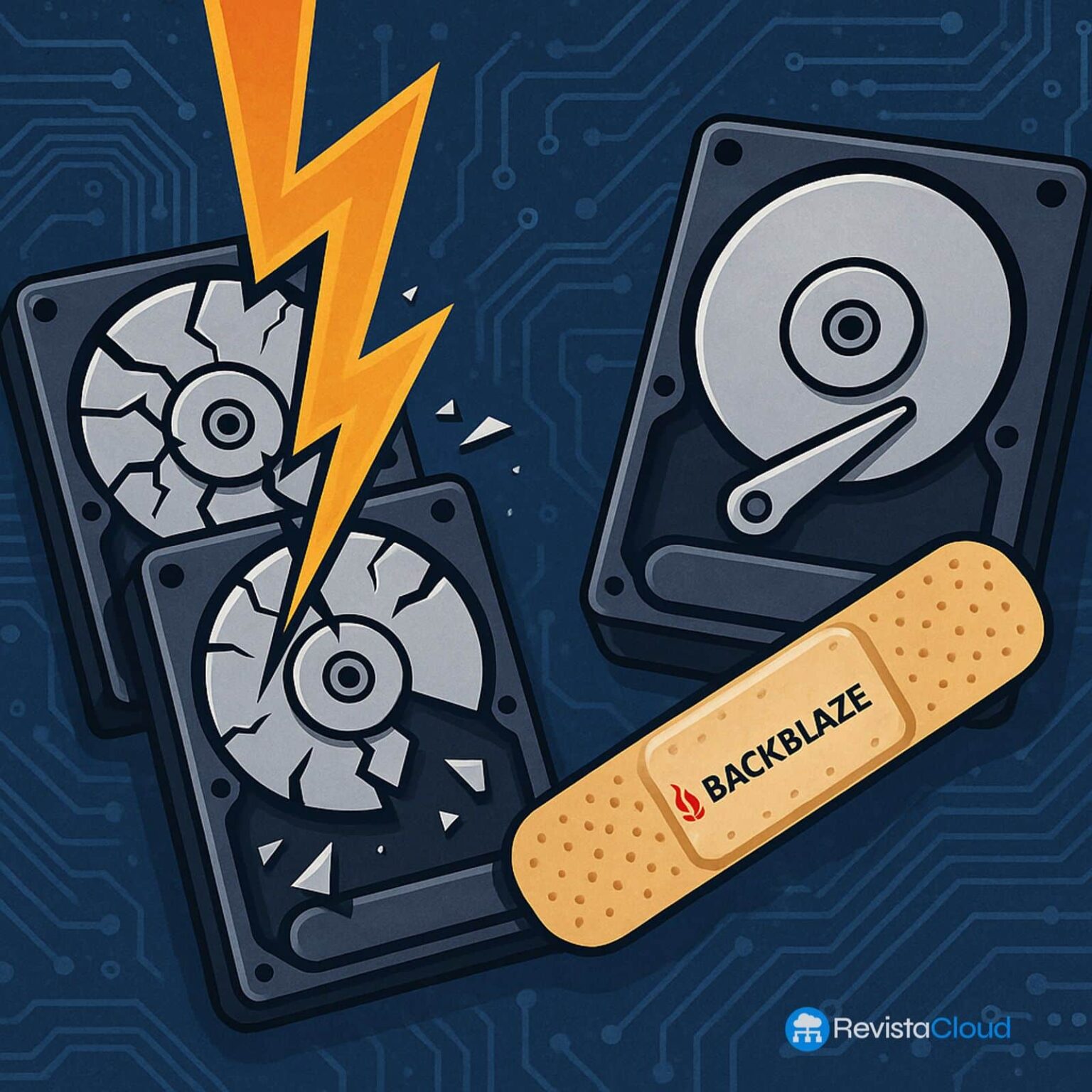 Backblaze publie les statistiques de pannes de disques durs du premier trimestre 2025 : stabilité générale avec des signaux d'alerte sur des modèles spécifiques.