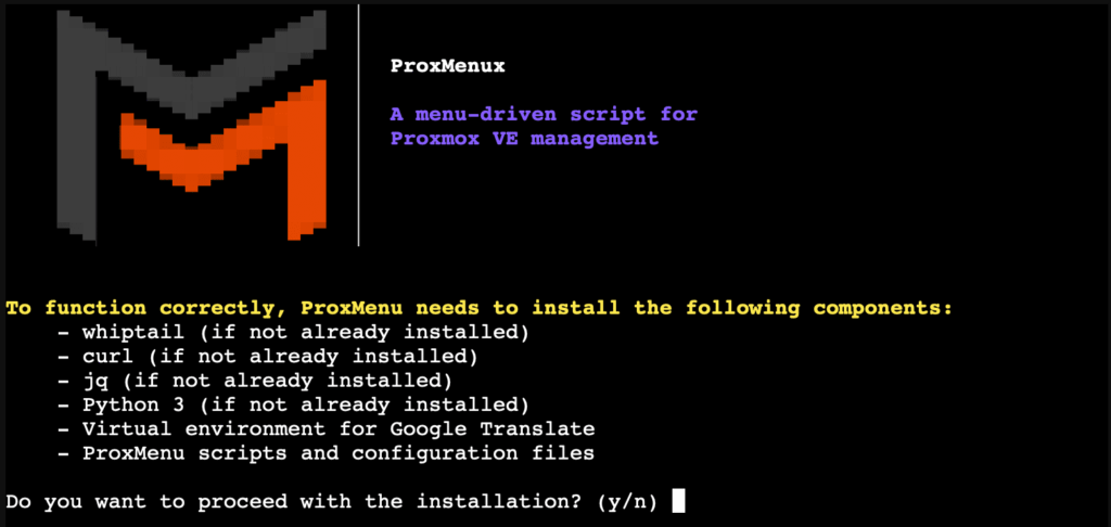 ProxMenux révolutionne la gestion de Proxmox VE avec une interface interactive prête pour les environnements cloud