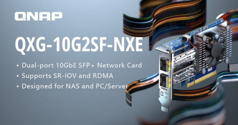 QNAP lance une nouvelle carte réseau 10GbE avec support SR-IOV et RDMA : haute performance pour NAS et virtualisation.
