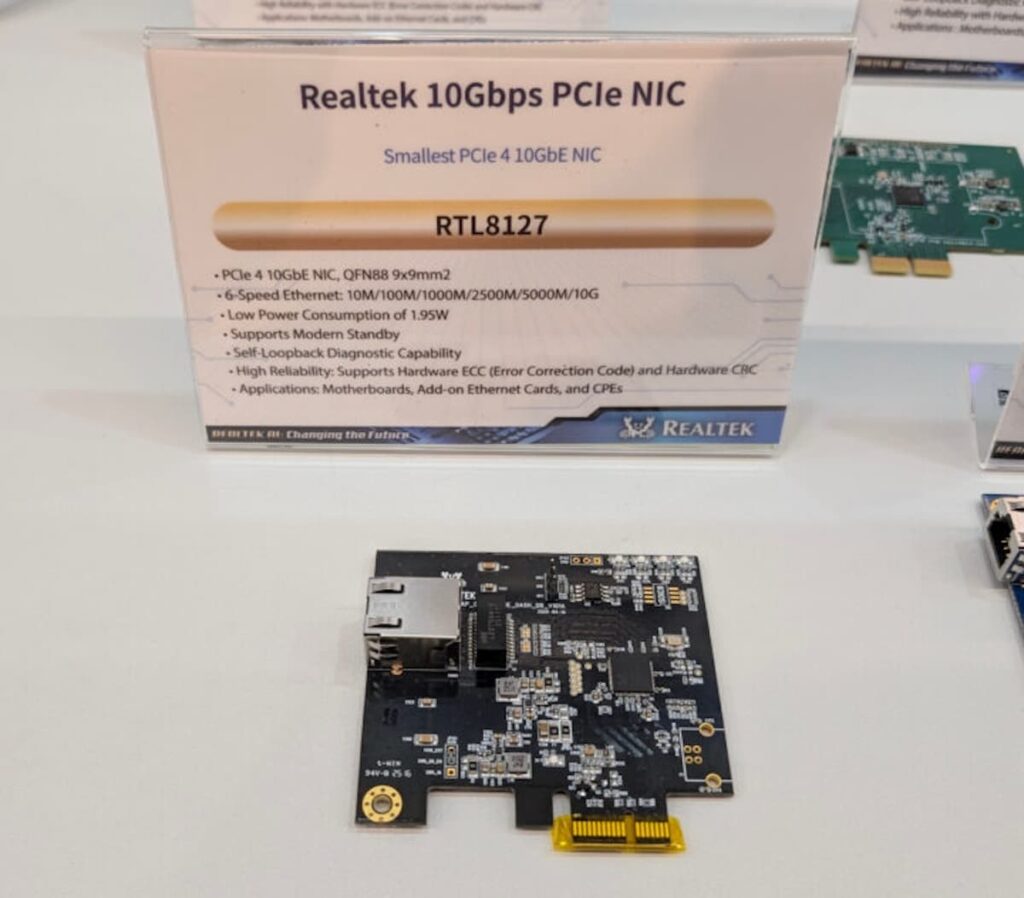 Realtek stimule la connectivité abordable de 10 Gbps avec ses nouvelles puces RTL8127, RTL8159 et RTL8261C
