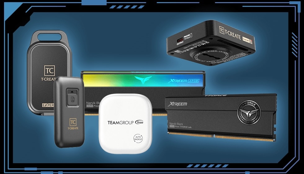 Team Group éblouit à Computex 2025 avec mémoire CAMM2, SSDs PCIe Gen5 et solutions pour l'IA