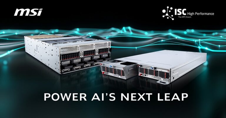 MSI propulse la prochaine génération de serveurs AI pour les entreprises à l'ISC 2025
