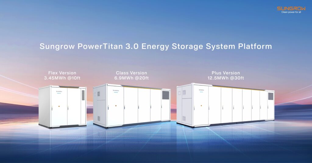Sungrow révolutionne le stockage d'énergie avec le lancement de PowerTitan 3.0, le plus grand et le plus efficace système BESS au monde.