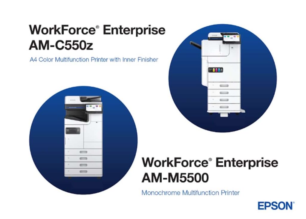 Epson élargit sa gamme professionnelle avec deux nouvelles imprimantes multifonctions WorkForce Enterprise haute performance