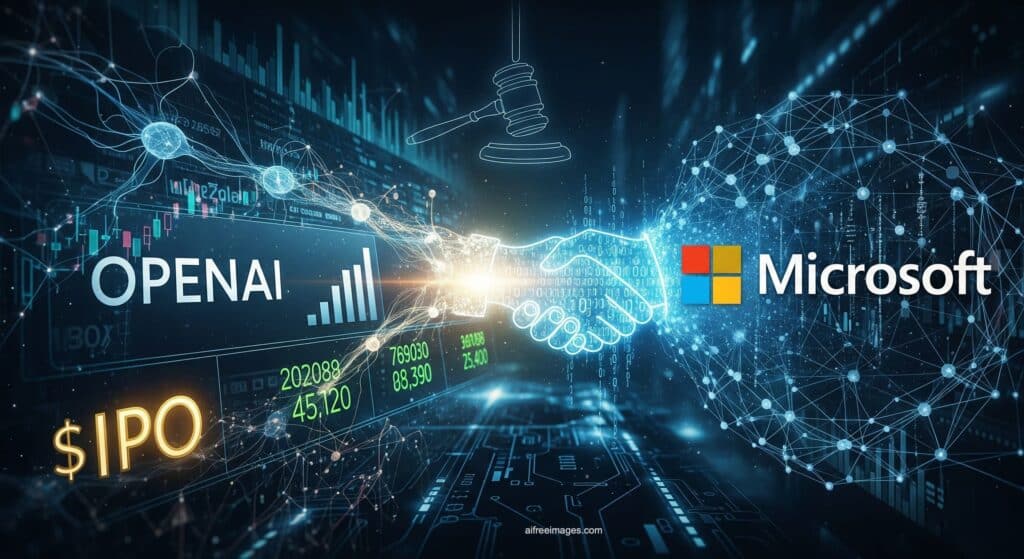 OpenAI, Microsoft et la course à l'AGI : une introduction en bourse qui pourrait redéfinir les hyper-géants