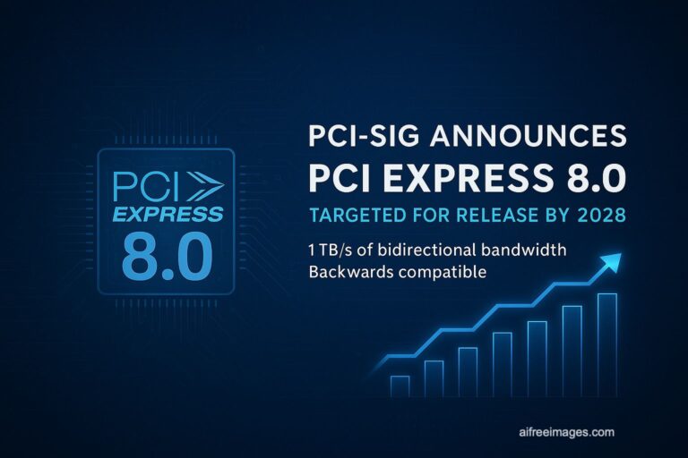 PCI-SIG annonce PCI Express 8.0 : 1 To/s bidirectionnel et disponibilité prévue pour 2028