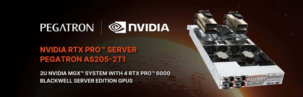 PEGATRON mise sur NVIDIA Blackwell et accélère la fabrication intelligente avec sa plateforme PEGAVERSE