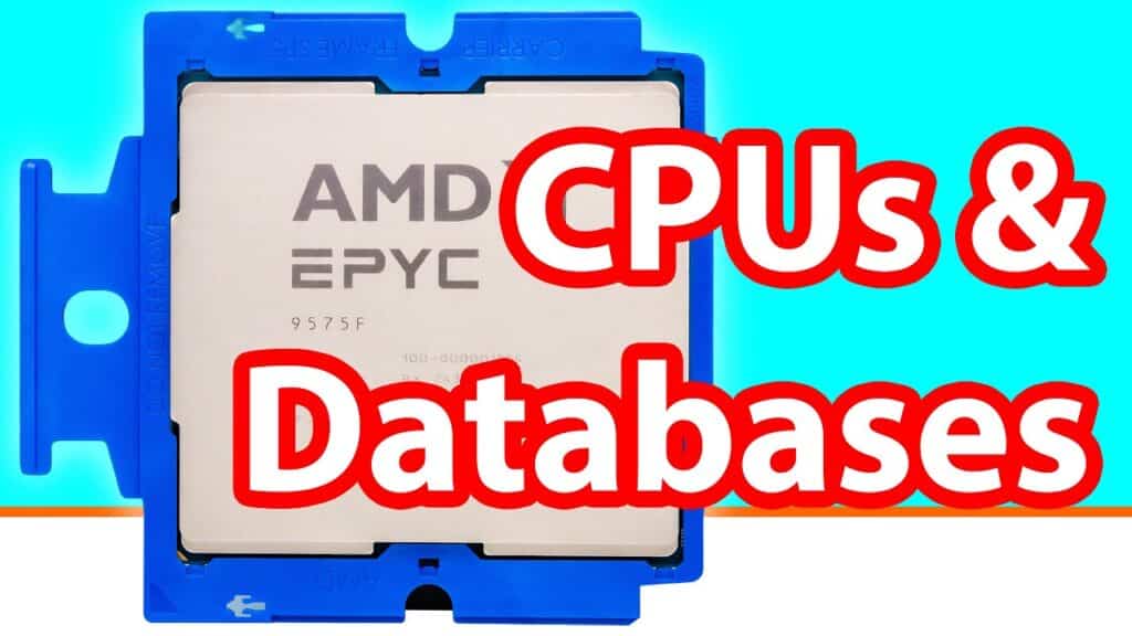 Choisir des CPU pour serveurs de bases de données en 2025 reste un casse-tête