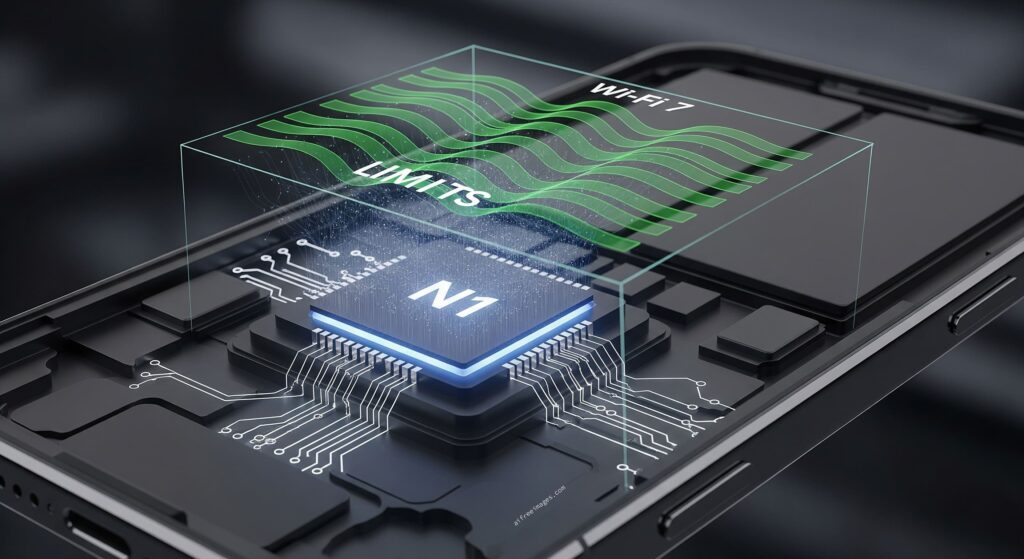 Le chip N1 de l'iPhone 17 limite le Wi-Fi 7 : que font Google et Samsung avec 320 MHz ?