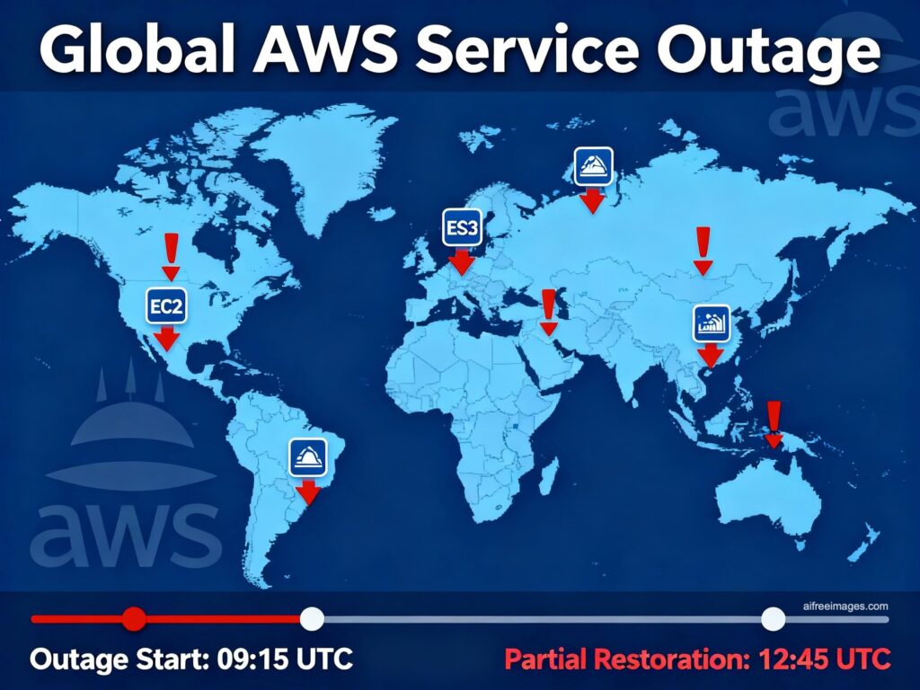 Panne massive d'AWS blackout de Alexa, Fortnite, Snapchat et des dizaines de plateformes : le centre est dans la région US-EAST-1