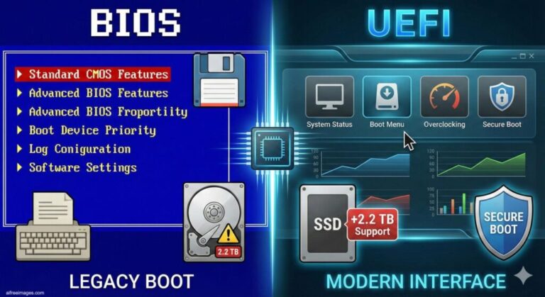 BIOS vs UEFI : pourquoi le « mode de démarrage » continue de poser problème lors de l'installation de Windows et Linux