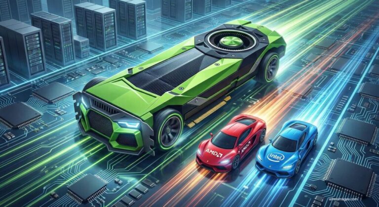 NVIDIA continue de dominer le marché des GPU dédiés avec 92 %, mais AMD et Intel commencent à recouvrir du terrain