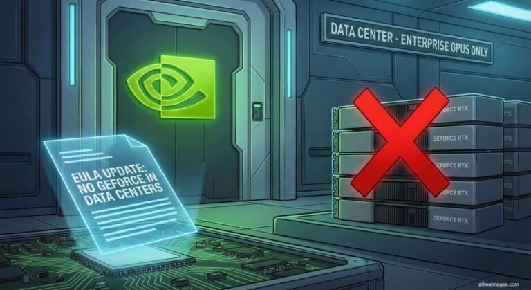 NVIDIA durcit son EULA : les graphiques GeForce sont interdits dans les centres de données