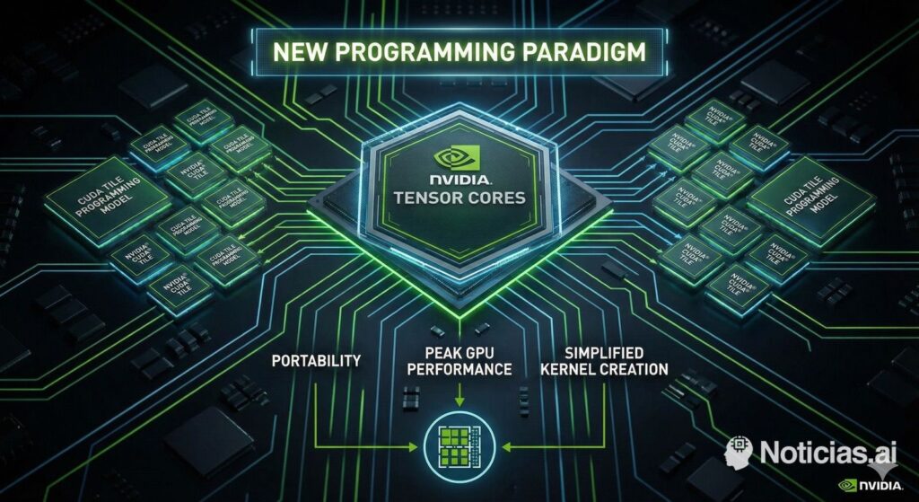 NVIDIA réinvente CUDA avec Tile : ainsi veut-elle changer à jamais la programmation GPU