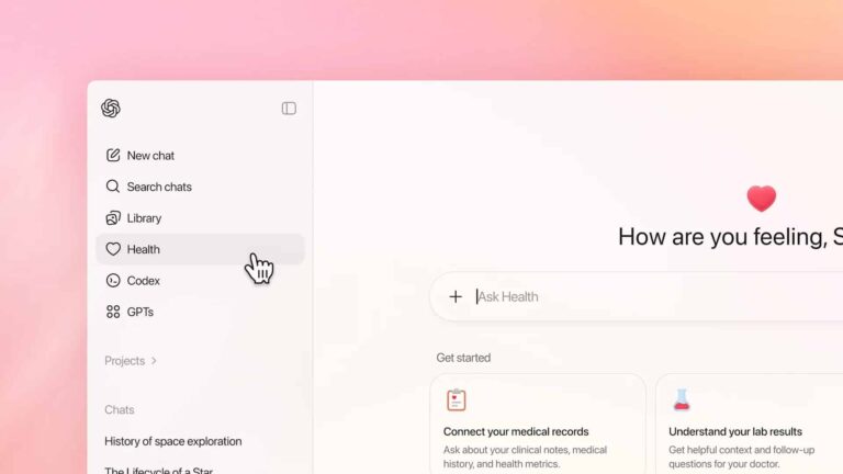 Santé : la transition d'OpenAI vers un « espace clinique » dans le chat, avec données connectées et confidentialité renforcée