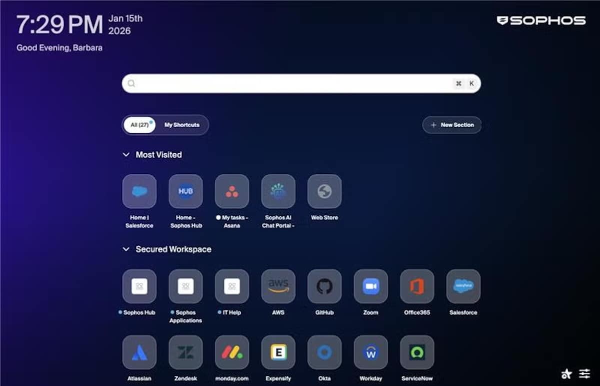 Sophos mise sur le « navigateur comme périmètre » avec Workspace Protection pour renforcer le travail hybride et organiser l’utilisation de l’IA