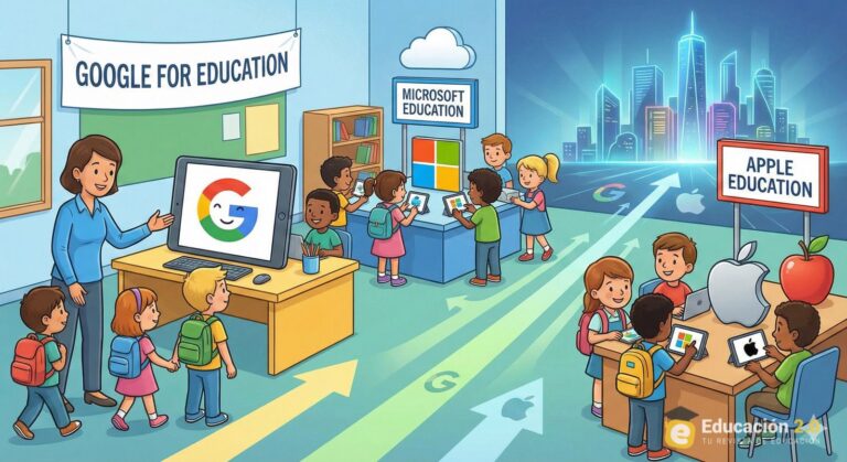 La salle de classe comme champ de bataille numérique : Google, Microsoft et Apple en concurrence pour "l'utilisateur du futur"