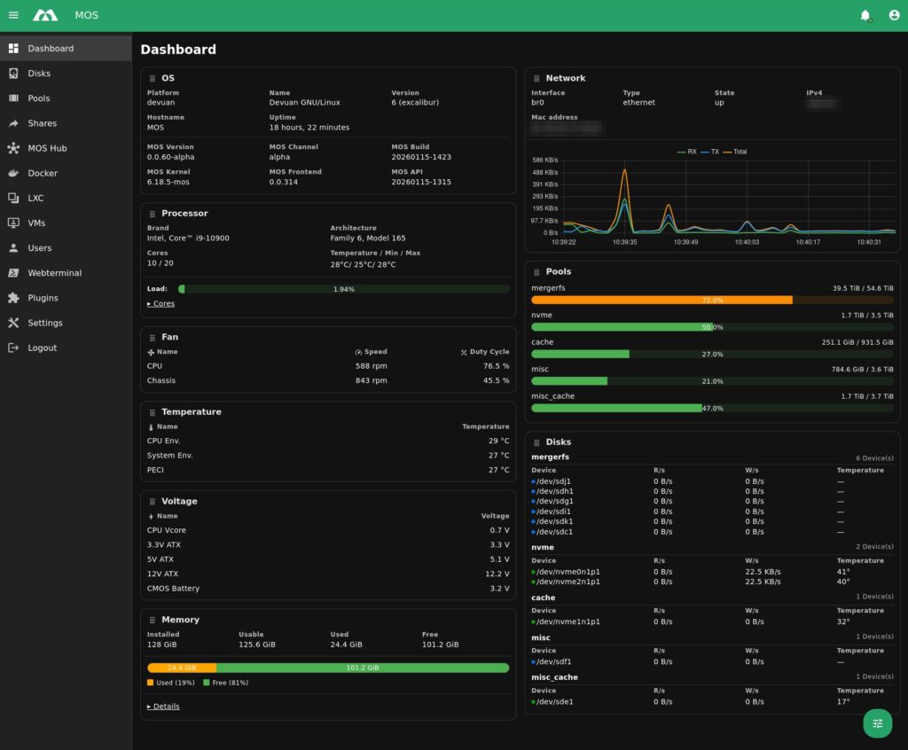 Le nouveau système d'exploitation modulaire pour homelabs et l'auto-hébergement qui veut « simplifier sans perdre le contrôle »