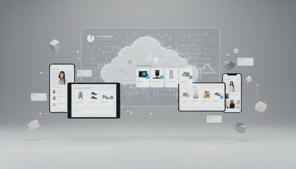 ai digital shopping experience concept with ai driven product r ixUf9B