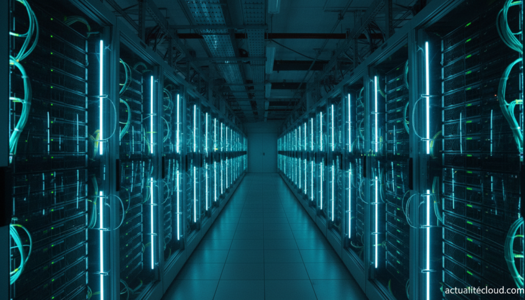 CoreWeave Blackwell : salle serveurs GPU NVIDIA GB200 NVL72 pour le cloud IA