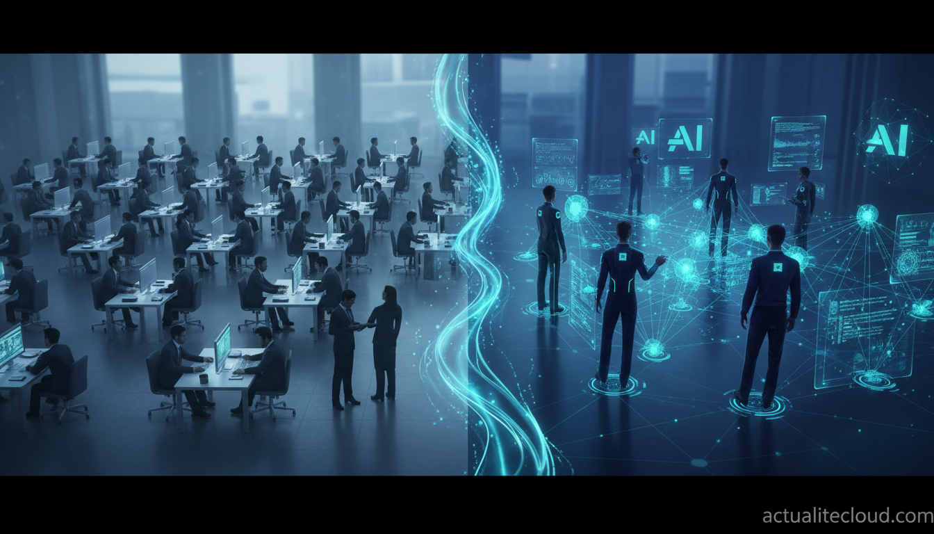 Impact de l'IA sur les emplois dans le secteur du conseil technologique en 2026