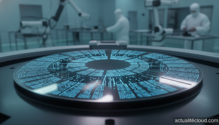 Wafer de mémoire 3D X-DRAM de NEO Semiconductor en salle blanche