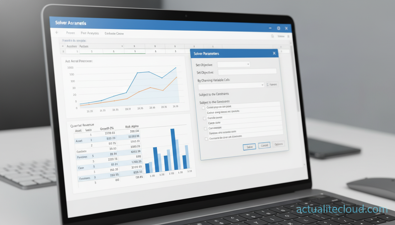 ONLYOFFICE Docs 9.3 - solveur Simplex dans le tableur pour l'analyse financière et l'optimisation