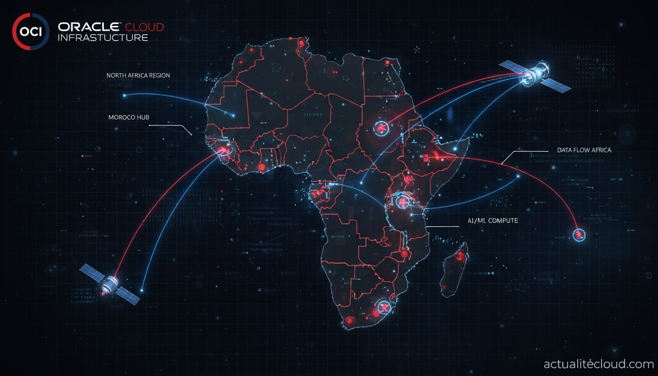 Oracle à Casablanca : la première région cloud publique d'un hyperscaler en Afrique du Nord 1 Carte des régions cloud Oracle en Afrique - stratégie continentale OCI 2026