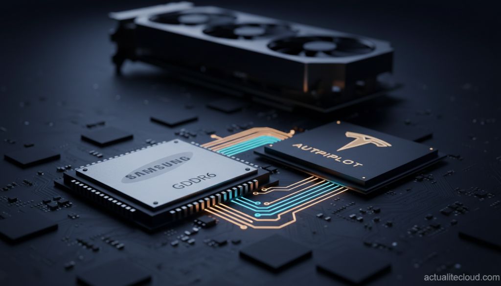 Puces memoire GDDR6 de Samsung destinees a Tesla et impact sur le marche des cartes graphiques