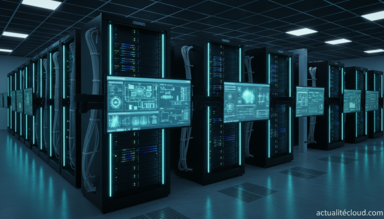 UDS Enterprise Proxmox VDI integration dans une salle de serveurs avec bureaux virtuels