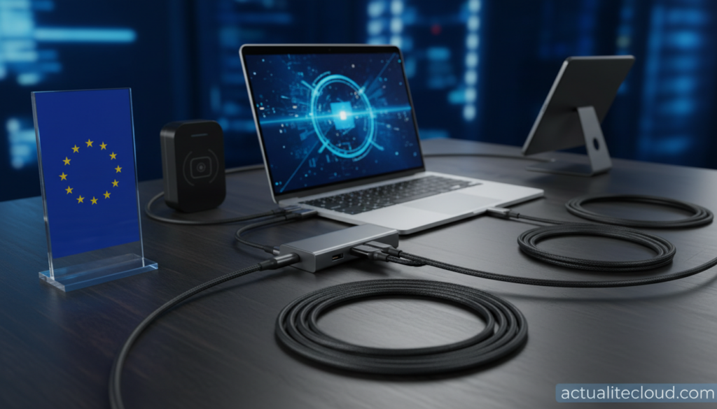 Chargeur universel USB-C obligatoire pour les ordinateurs portables en Europe dès avril 2026