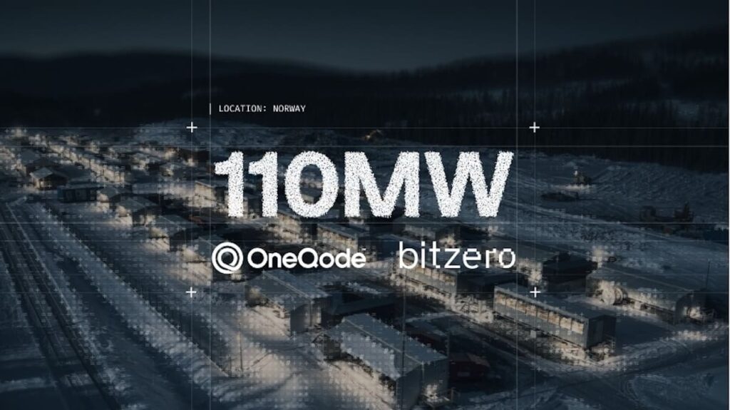 Bitzero et OneQode concluent un accord de 110 MW en Norvège pour les charges d'IA