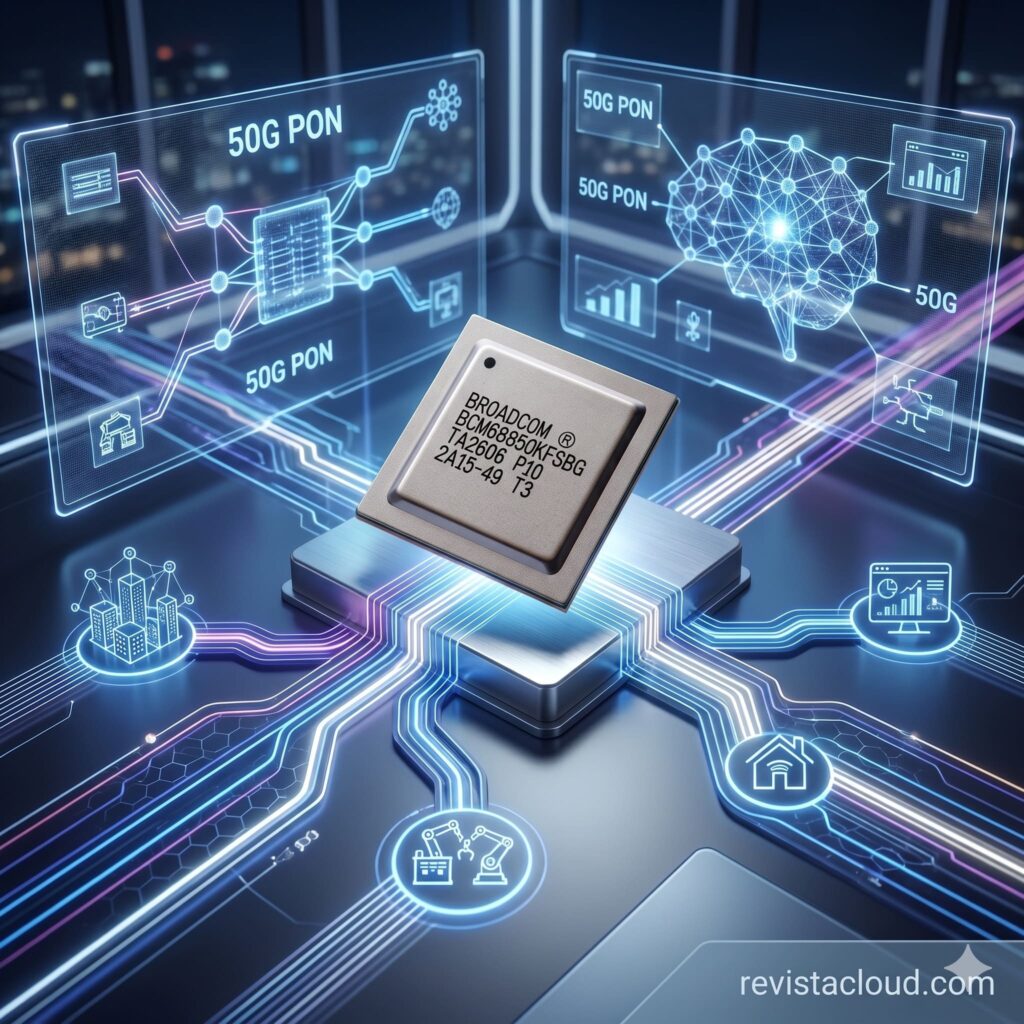 Broadcom apporte l'intelligence artificielle au routeur en fibre avec 50G PON
