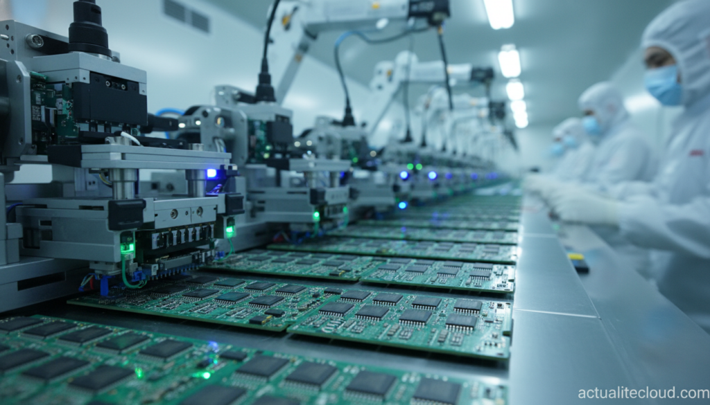 Usine chinoise de production de mémoire DDR5, CXMT accélère sa montée en gamme face aux leaders coréens